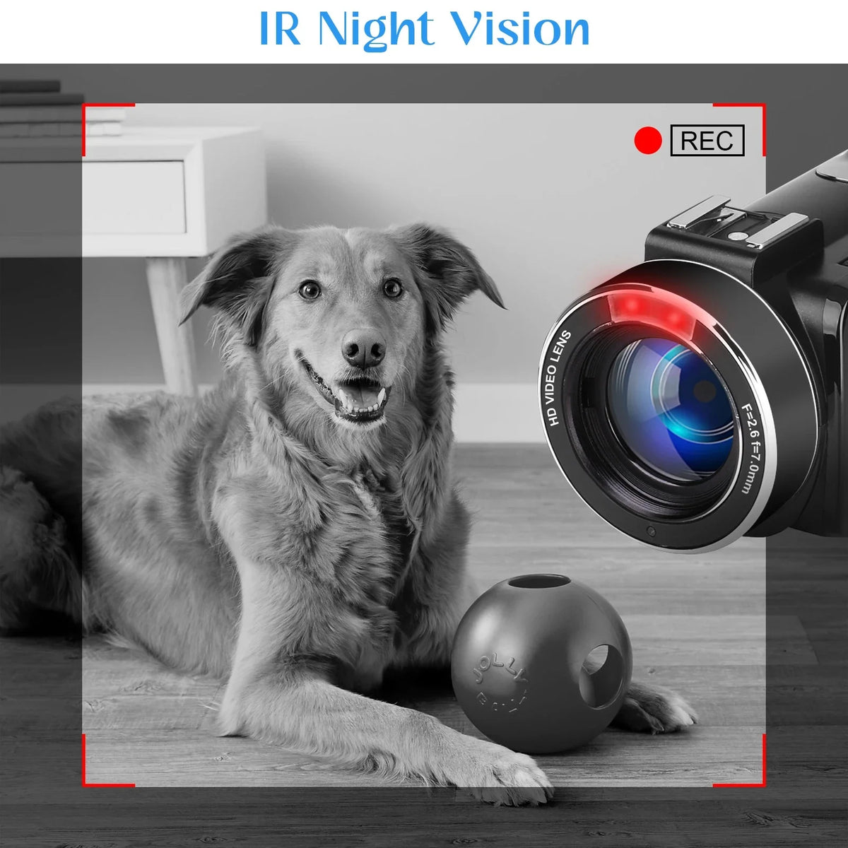 Cámara de vídeo Digital 4K de 56MP, videocámara Vlogging de visión nocturna infrarroja 18X, pantalla táctil de 3,0 pulgadas, cámara web WIFI para Youtube y vivo