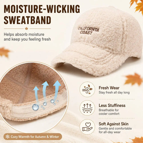 Gorras de béisbol gruesas, con forro de felpa, cálidas, ajustables, resistentes al frío, ideales para practicar deportes, montar en bicicleta, para actividades al aire libre, resistentes al viento, gorros de esquí y snowb
