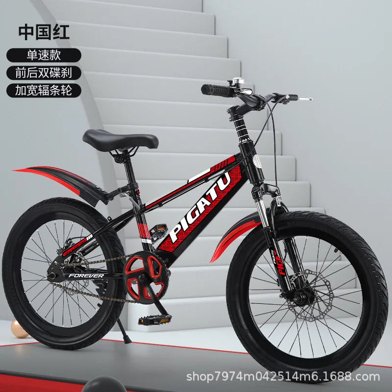 Bicicleta de montaña infantil de 24 pulgadas con velocidades variables para niños y adolescentes de 6 a 12 años, para ciclismo deportivo al aire libre y todoterreno