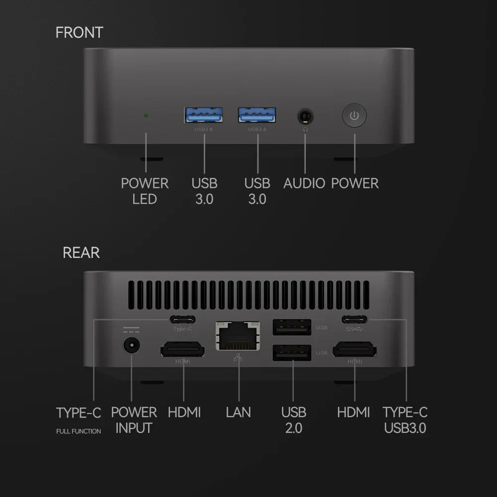 Mini Gaming PC Desktop Windows 11 Pro Intel Core I9 10980HK Mini PC 16GB DDR4 1TB SSD PC Gamer Computer Dual WIFI 6 BT5.2 4K HD