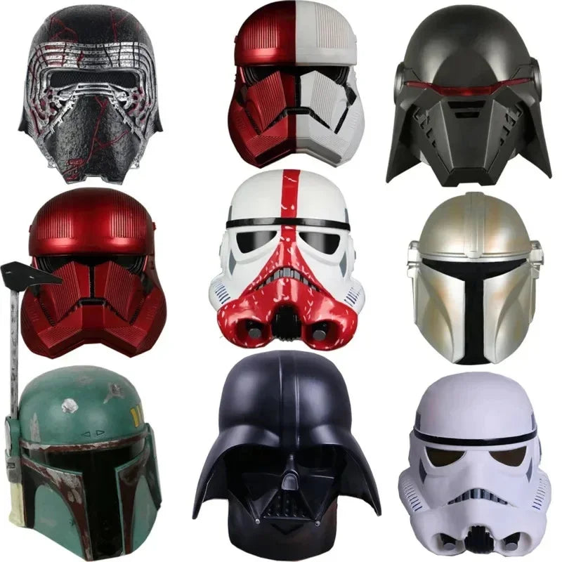 Love role playing The Mandalorian PVC Helmet Cosplay Mask Warrior Soldier Darth Vader Stormtrooper Prop