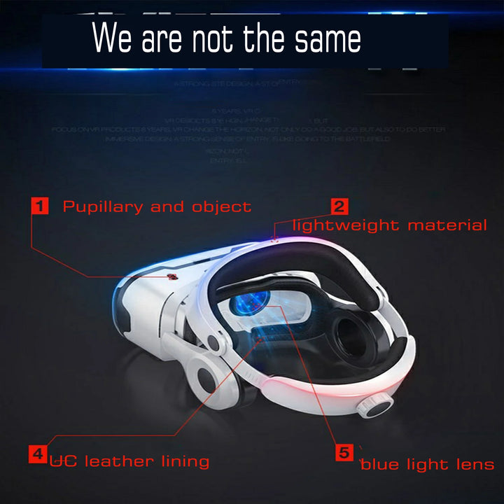 Shinecon-gafas de realidad Virtual VR, auriculares 3D, dispositivo Viar, lentes de casco inteligentes, gafas para teléfono móvil, auriculares para teléfono inteligente