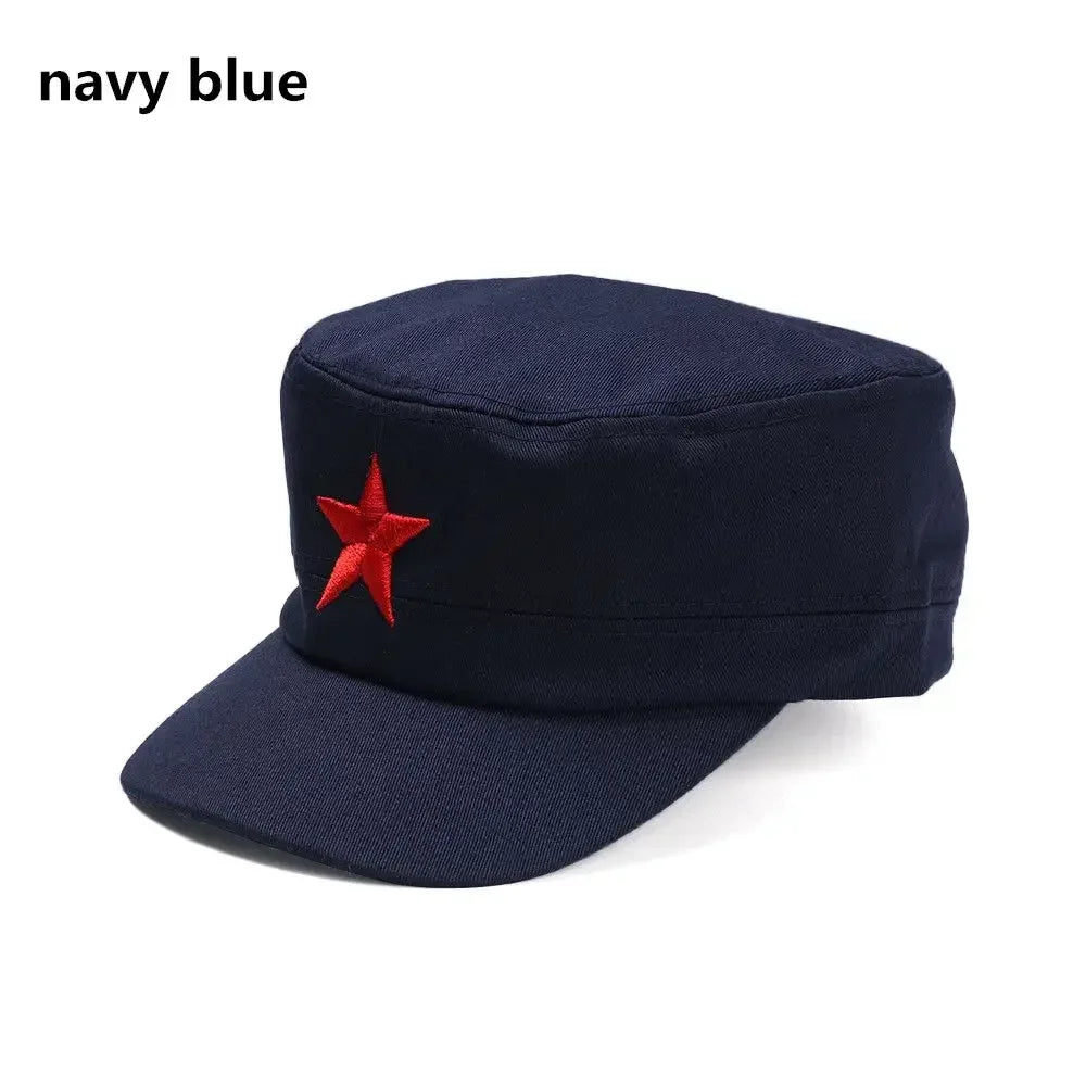 Gorra de algodón unisex para hombre, primavera, verano, playa, al aire libre, calle, estilo urbano, sombrero de sol con estrella roja, dropshipping
