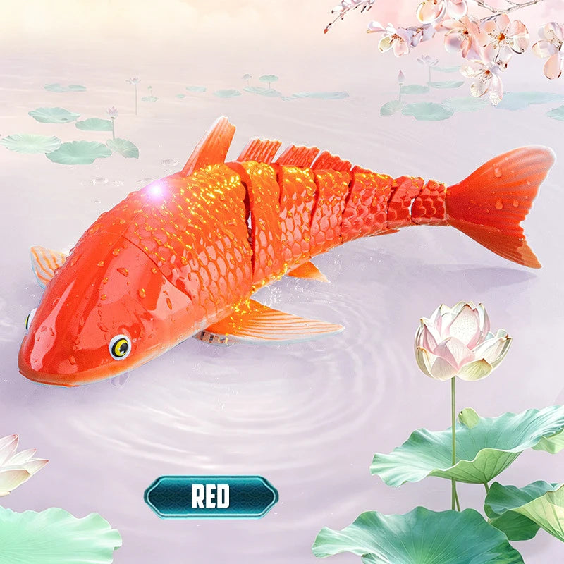 RC Animal Remote Control Koifish Simulation Waterproof Swimming Submarine Outdoor Water Toy for Pool Lake Children Boy Gift