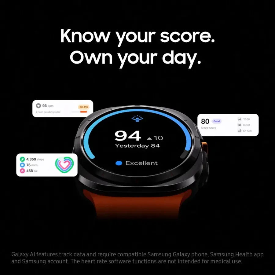 Samsung Galaxy Watch Ultra, Super AMOLED, 1.5 pulgadas, Exynos W1000 (3 nm), 590 mAh, versión LTE, reloj inteligente