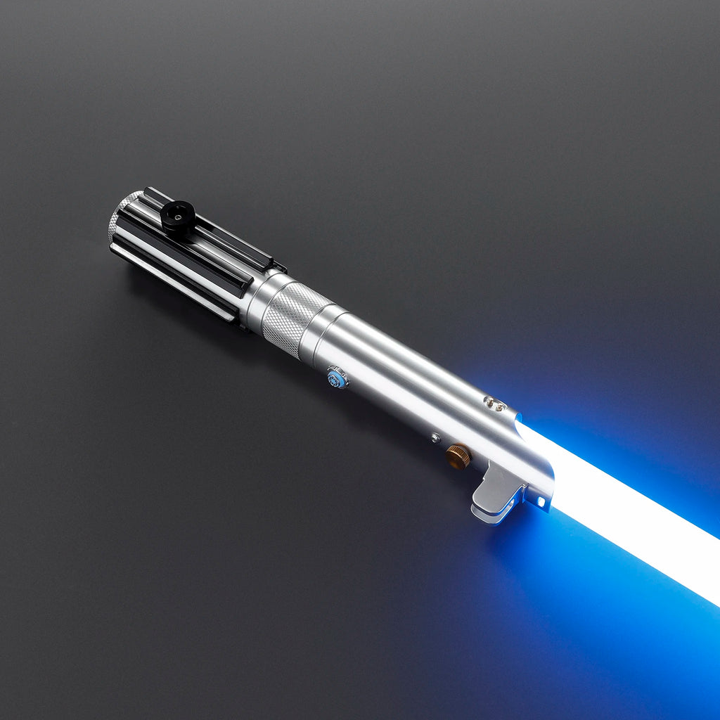 DamienSaber Anakin Lightsaber Force Heavy Dueling Light Saber Motion Control  Infinite Color Changing with 34 Sound Fonts