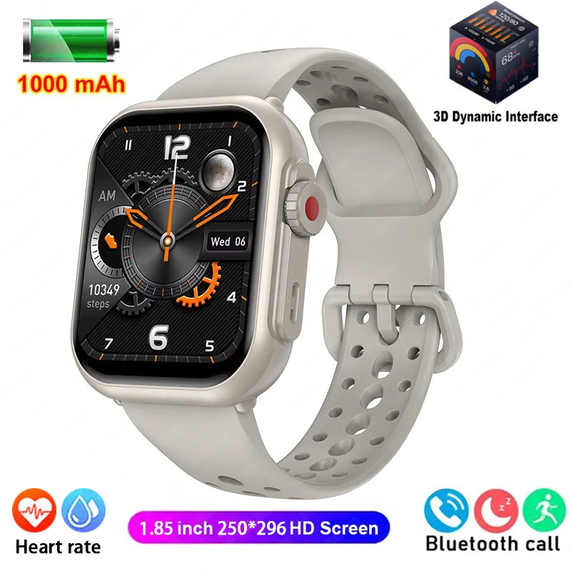 Smart Watch Ultra 2 SE Hombre Mujer 1000mAh HD AMOLED Frecuencia cardíaca 100+ Deportes Llamada Bluetooth Seguimiento GPS Reloj inteligente resistente al agua para Apple