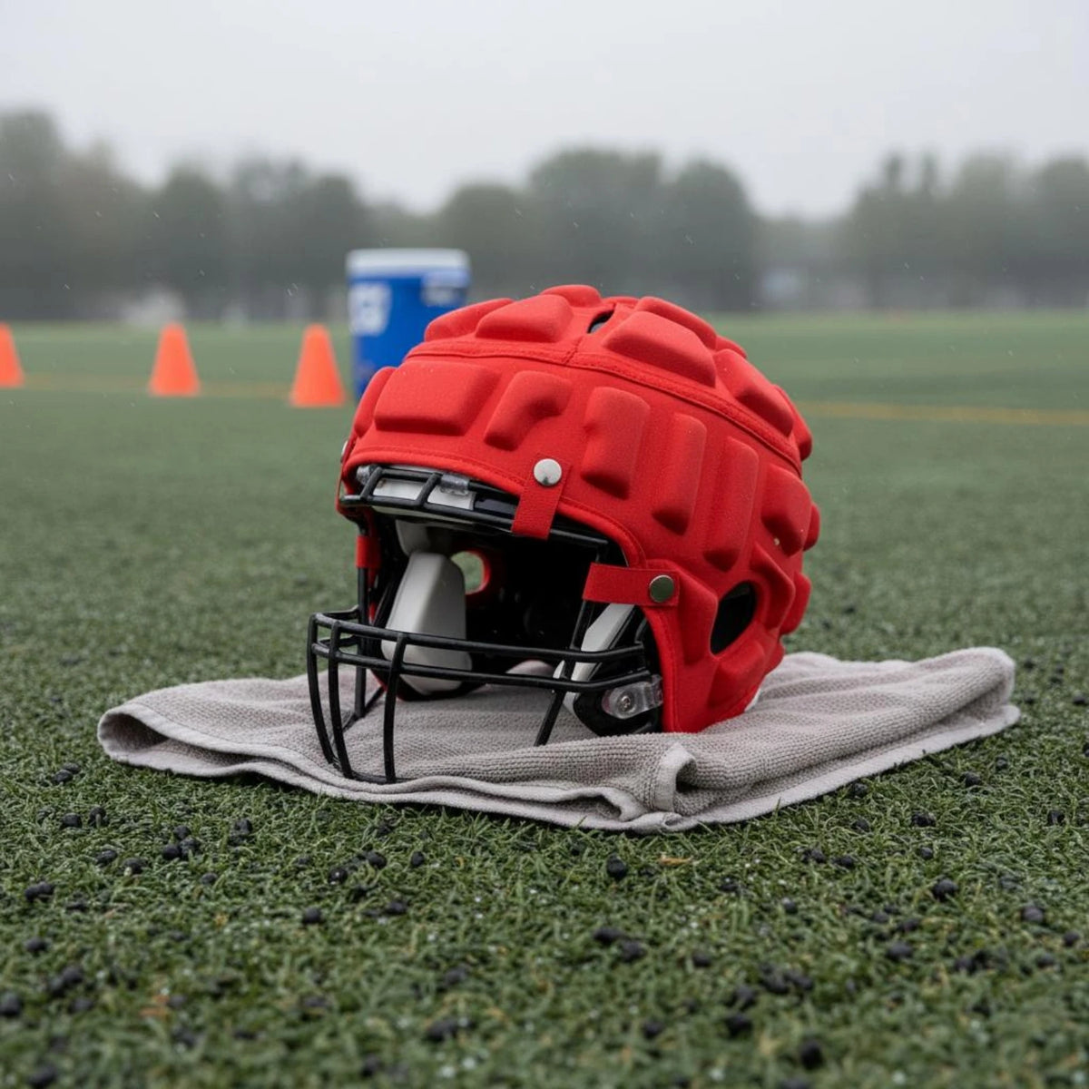 Protector de casco de fútbol americano, cubierta para casco de fútbol americano, equipo deportivo, reducción de impactos, fácil de instalar