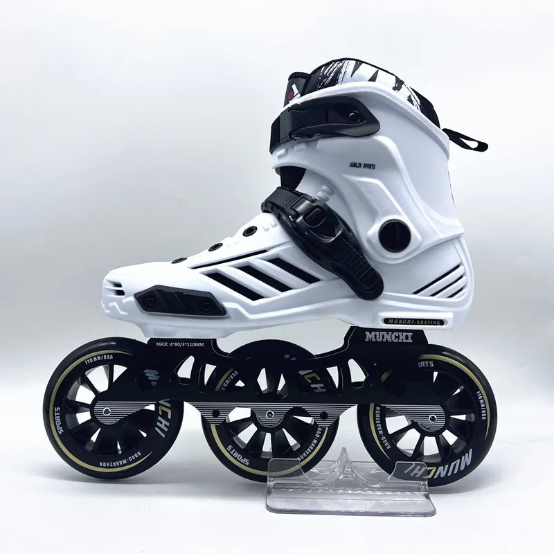 Patines grandes de tres ruedas para adultos, patines de carreras profesionales, patinaje sobre ruedas para adultos, patines para niños para hombres y mujeres