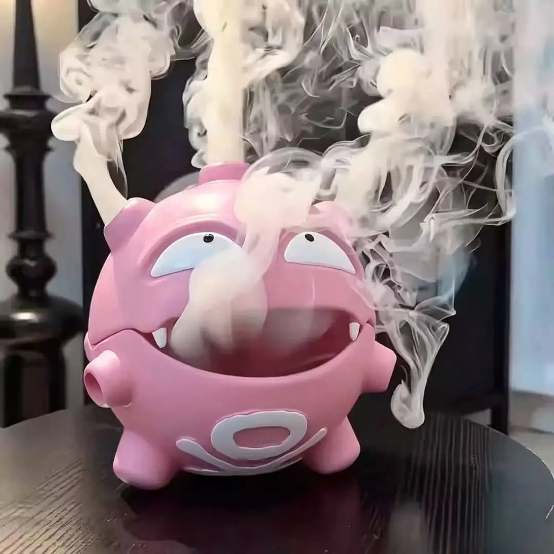 Quemador de incienso Pokémon Gasmosquito, caja de almacenamiento para espirales antimosquitos, decoración para el hogar, caja de incienso para interiores, caja de incienso creativa a prueba de fuego para exteriores