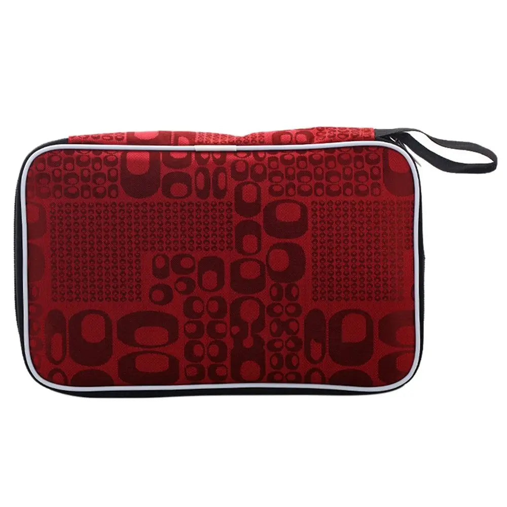 Funda protectora profesional para entrenamiento, estuche para palas de ping-pong, bolsa para raquetas de tenis de mesa con cinturón, capacidad para una sola pala.
