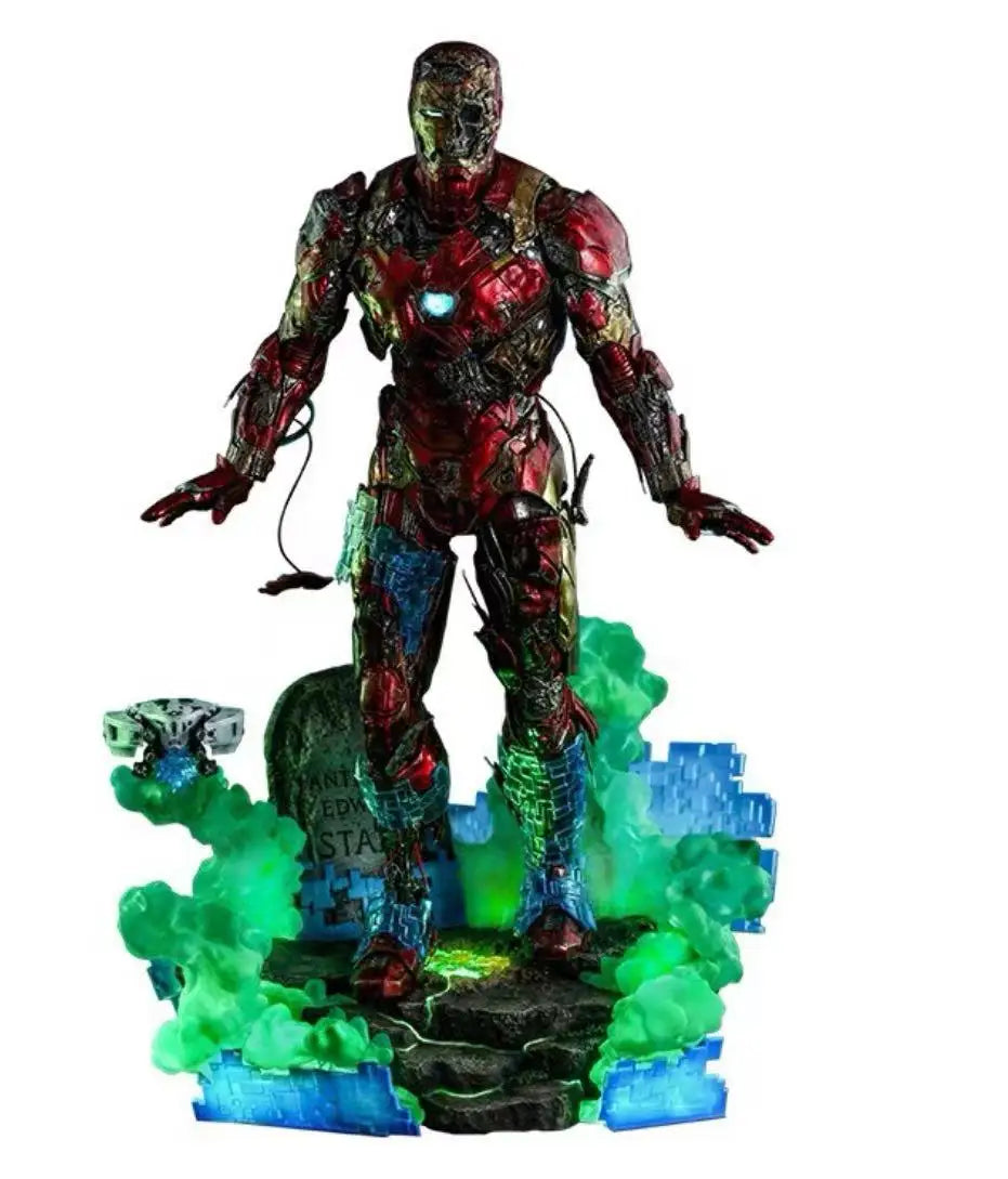 Genuine Hot Toys Ht Mms580 1/6 Mysterio'S Iron Man Illusion Version Action Figure Spider-Man Far From Home Marvel Soldier Gift