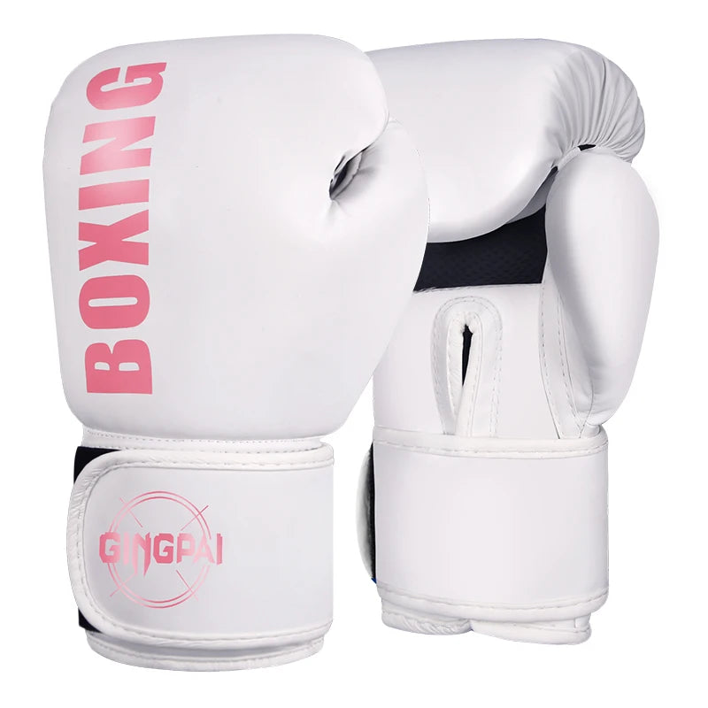 Guantes de Boxeo Profesionales de 6/8/10/12oz para Adultos, Guantes de Combate Sanda Muay Thai para Hombres y Mujeres, Entrenamiento con Saco de Arena, Lucha Libre, MMA