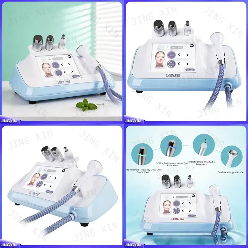 Dispositivo de belleza profesional para el cuidado de la piel con ultrasonido, instrumento de cuidado facial con efecto lifting y masaje ocular.