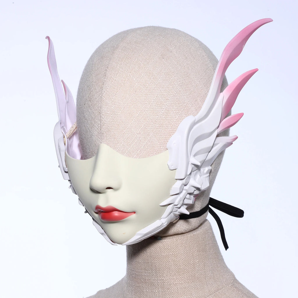 Máscara de cosplay de Halloween Máscaras de mascarada de media cara de resina Máscara de fiesta veneciana para Halloween Carnaval Máscara personalizada Bola de maquillaje