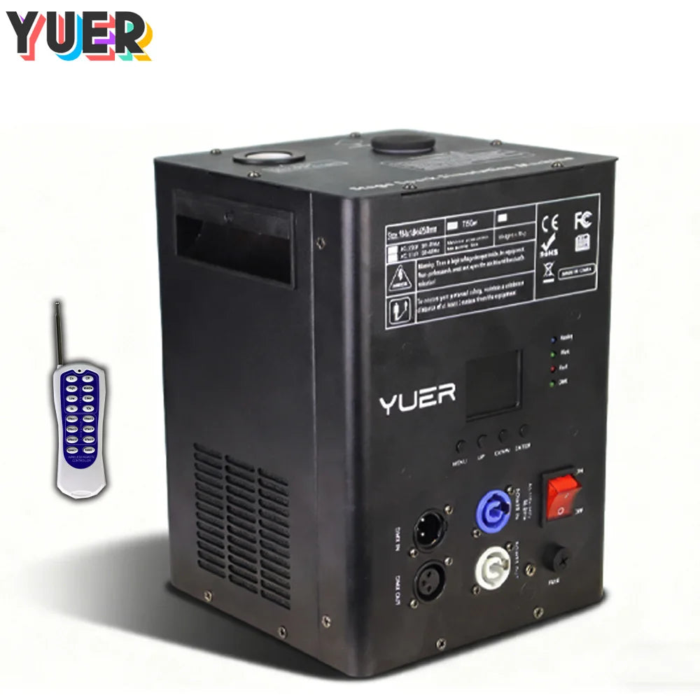 Máquina de fuegos artificiales en frío de 750W, máquina de chispa fría con Control remoto DMX, máquina de chispas en frío LCD en polvo Ti, equipo de escenario