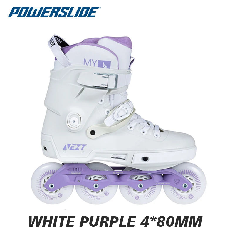Patines Powerslide NEXT Trinity de 3 Ruedas para Adultos, Patines FSK para Patinaje en Calle, Patines en Línea Profesionales