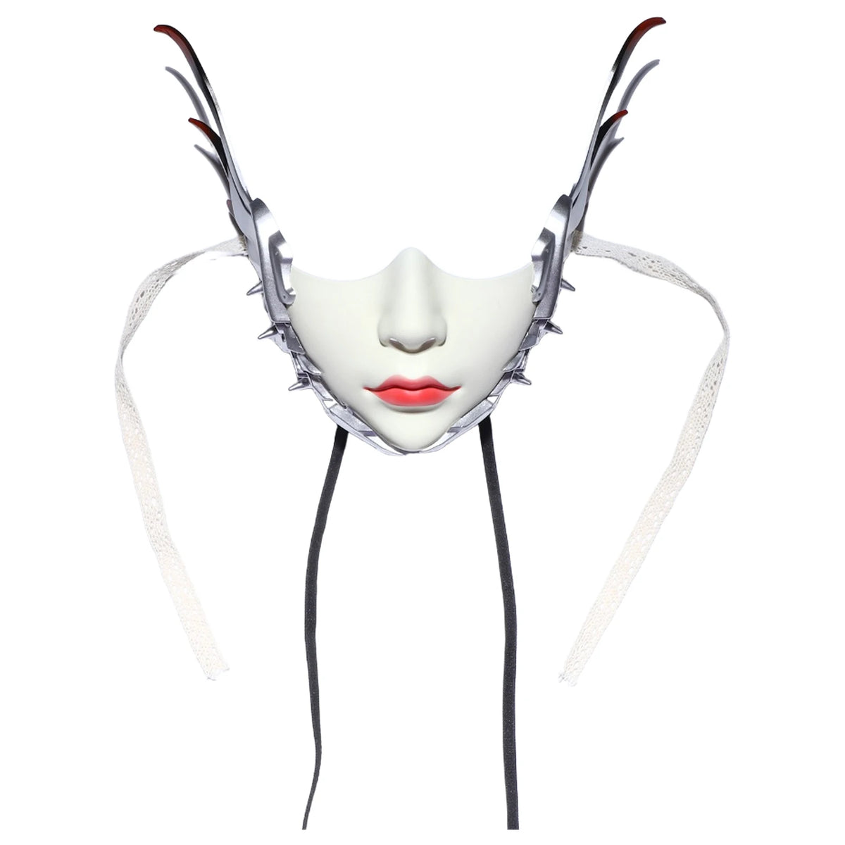 Máscara de cosplay de Halloween Máscaras de mascarada de media cara de resina Máscara de fiesta veneciana para Halloween Carnaval Máscara personalizada Bola de maquillaje