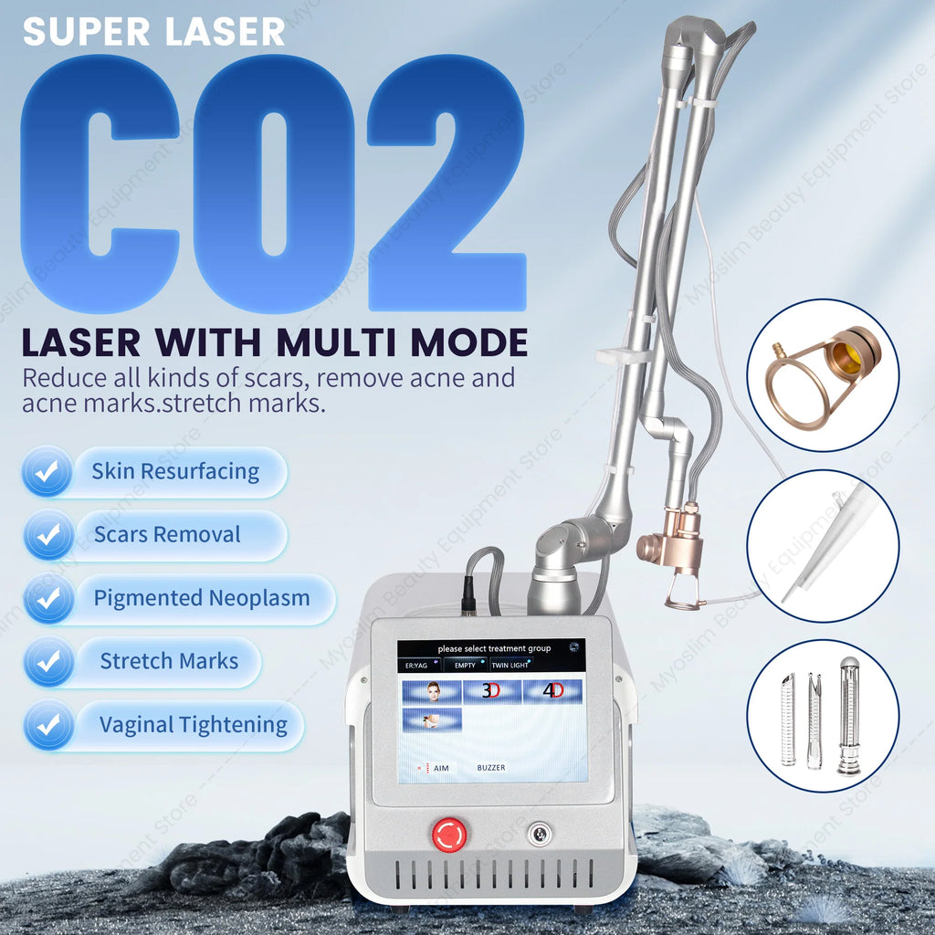 Máquina Láser Fraccional de CO2 Profesional para Eliminación de Arrugas y Estrías, Reducción de Cicatrices, Dispositivo de Cuidado de la Piel