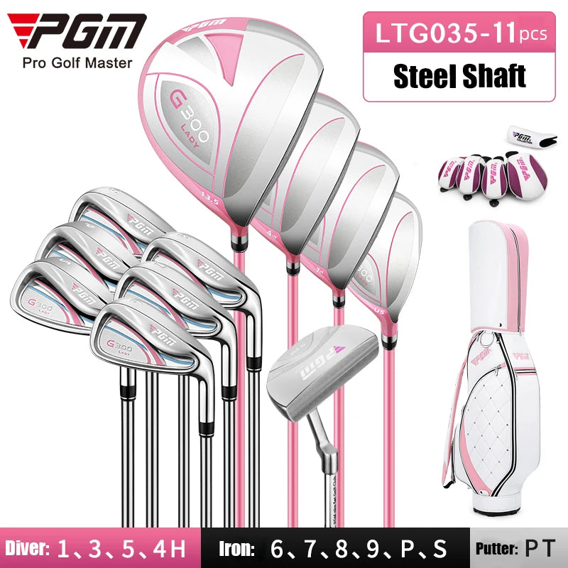 Juego de golf para mujer PGM, fabricante mayorista de palos de golf, juego completo para mujeres