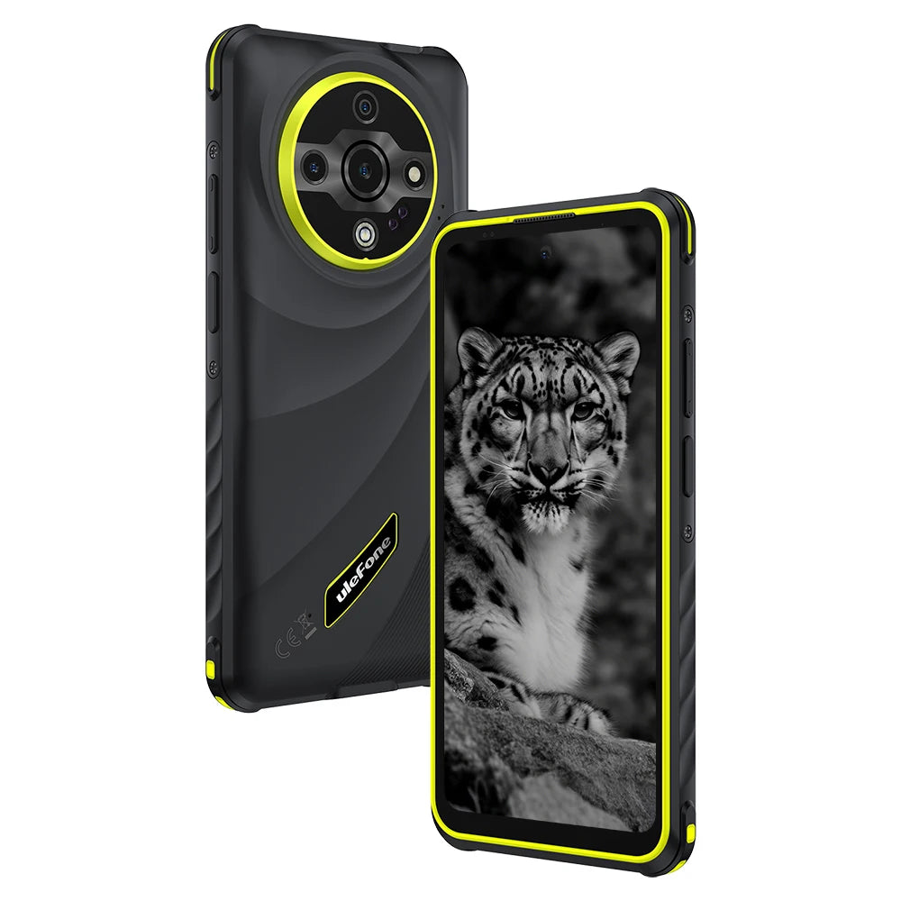 Teléfono robusto Ulefone Armor X31, 6.56'', 12 GB RAM + 128 GB ROM, cámara nocturna de 48 MP, Android 14, NFC, emisor de infrarrojos, smartphone 4G, versión global