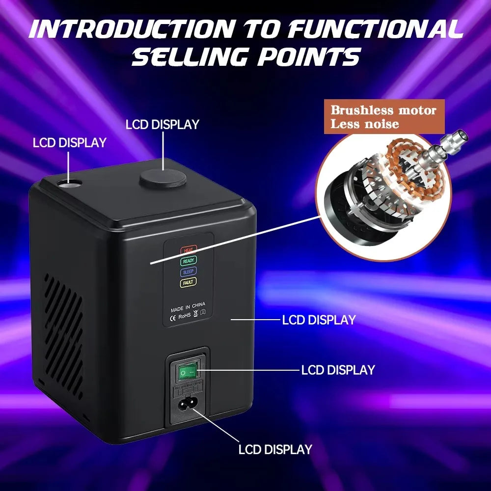 Máquina de Chispas Frías de 350W con Control Remoto, Mini Fuente de Chispas Electrónica, Equipo de Efectos Especiales para Fiestas, Bodas y Eventos
