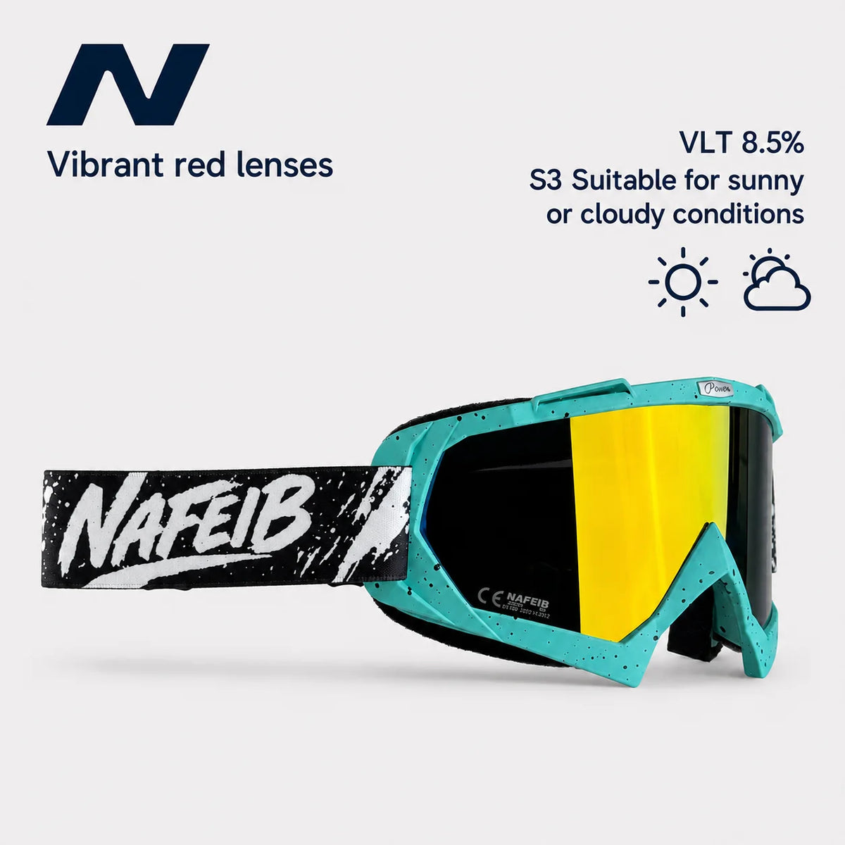 Gafas de esquí, ciclismo, motocicleta, gafas a prueba de viento, UV400, gafas de nieve para snowboard, gafas de esquí para deportes al aire libre de invierno