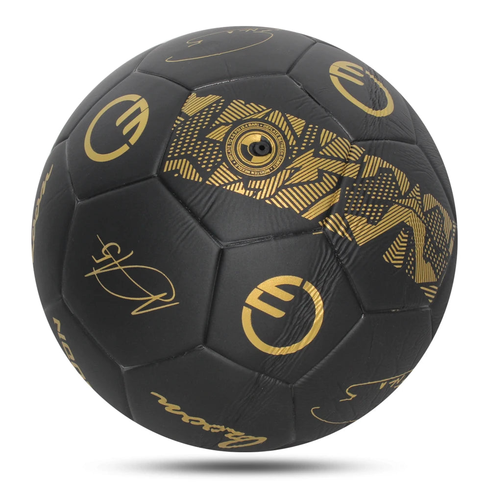 Nuevo balón de fútbol tamaño oficial 5 Material de PU hierba de alta calidad juego de partido de equipo al aire libre entrenamiento de fútbol fútbol sin costuras topu