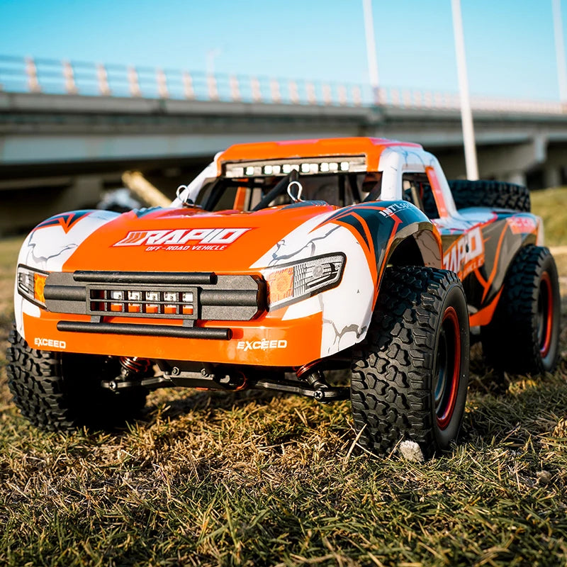 JJRC Q130 RC coche 2,4G 4x4 todoterreno 1:14 coche de alta velocidad sin escobillas desierto tirar todoterreno camión vehículo adultos niños juguete para regalo