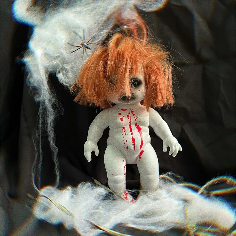 Muñecos de fantasmas colgantes para Halloween, juguetes espeluznantes y divertidos, adorno para crear un ambiente de terror, accesorio para bares y patios, decoración para fiestas de Halloween.