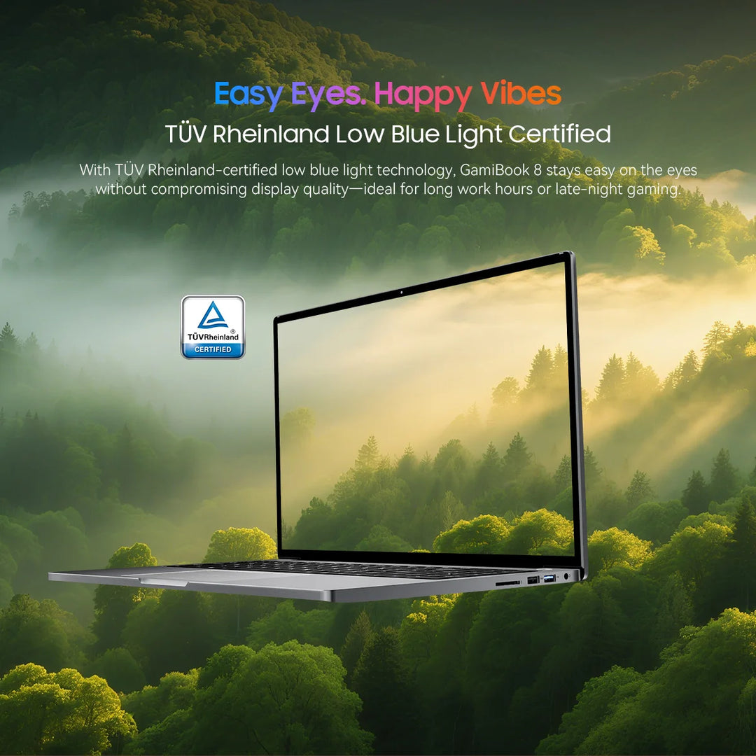Blackview ‎ GamiBook 8 AMD R7 7735HS 16" 5000MAH Laptop 16GB+512GB / 32GB+1TB Windows 11Pro BT5.2 Wifi 6 Teclado Retroiluminado