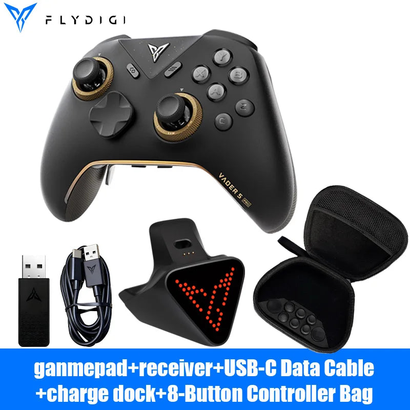 Control Inalámbrico Bluetooth Flydigi Vader 5 Pro V2 Versión Global, Multiplataforma para PC, NS2, Móvil y Steam, Disponible en Stock