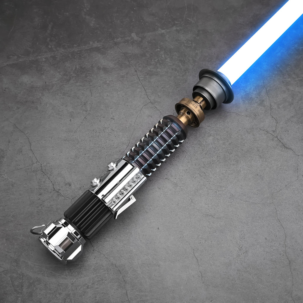 Obi-Wan EP4 Crystal Warehouse NeoPixel TXQSTUDIO Replica Lightsaber Metal Hilt Led Blade Cosplay Toys For Adult Sword Jedi