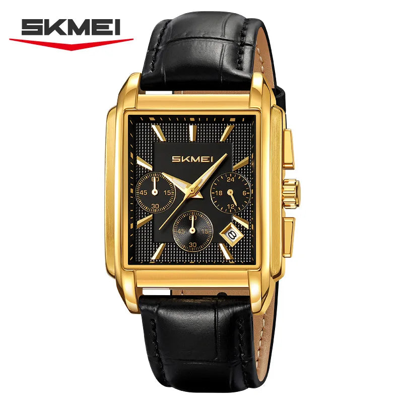 SKMEI 2339 Quartz Watch Fashion Quartz Watches Men's Watch Business Multi-functional Six-hand Watches Waterproof Wristwatch