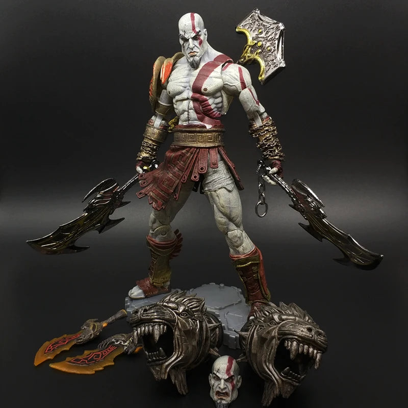 Figura de colección de 7 pulgadas de edición limitada de Kratos y su hijo, muñeco articulado de adorno