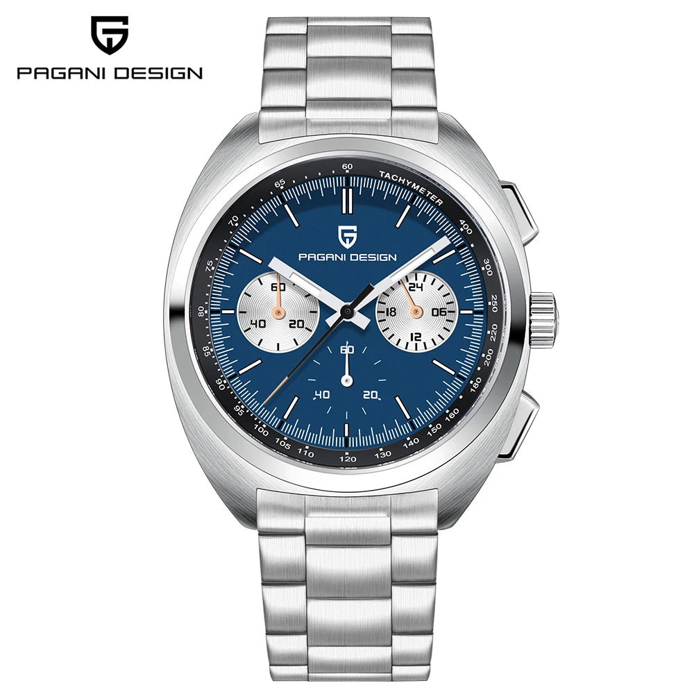 PAGANI DESIGN 2026 New Men's Watches Luxury Quartz Wrist Watch For Men Sapphire Speed Chronograph Retro Dial Clock Reloj Hombre