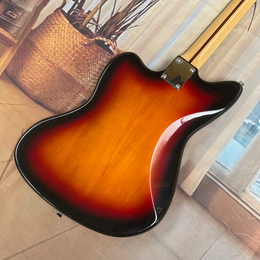 Guitarra Eléctrica Modelo Classic Sunset, con Pickguard Vintage y Circuito de Control Independiente, Guitarra de Rock Vintage