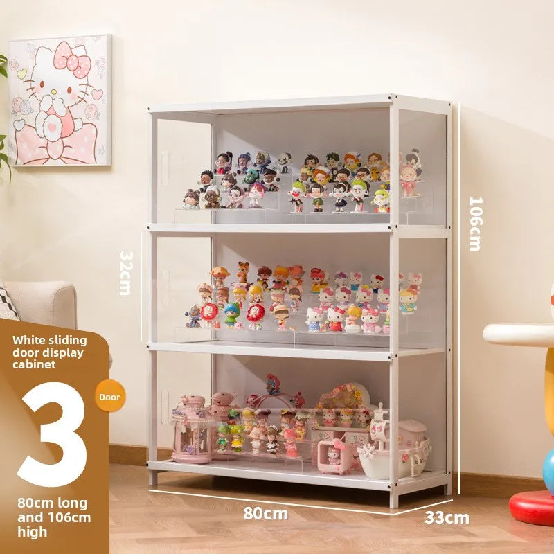 Vitrina expositora multifuncional para el hogar, caja transparente a prueba de polvo para modelos de juguete y figuras de colección (blind box)