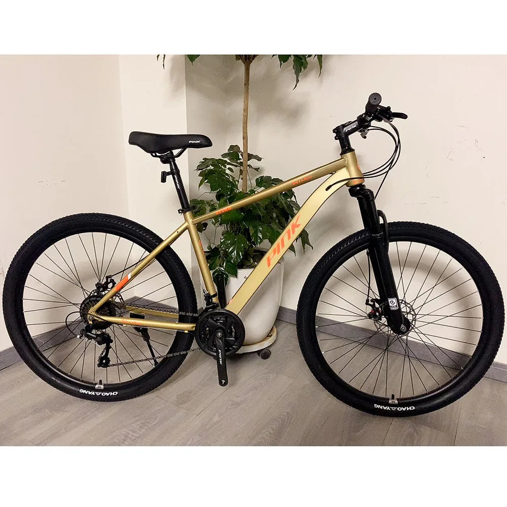BICICLETA DE MONTAÑA CON CUADRO DE ACERO AL CARBONO DE 29 PULGADAS, 21 VELOCIDADES, FRENO DE DISCO, LISTA PARA COMPETIR, CÓMODA