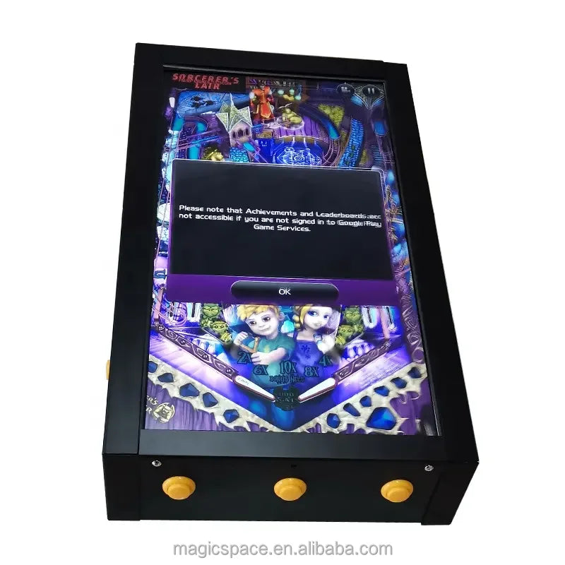 Máquina de Entretenimiento de Pinball Virtual 3D 4K, Máquina de Pinball Mecánica que Funciona con Monedas, Máquina de Juegos de Arcade en Venta