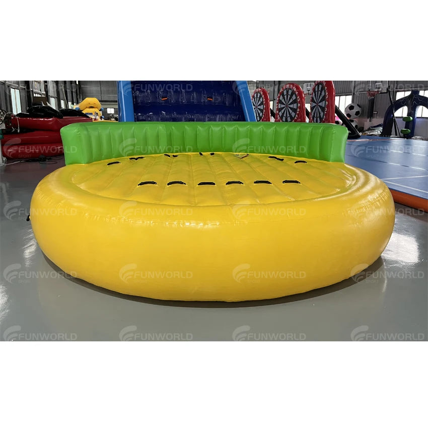 Sofá remolcable de flotador de agua inflable de grado comercial para barcos, esquís a reacción, súper sofá para tubo remolcable