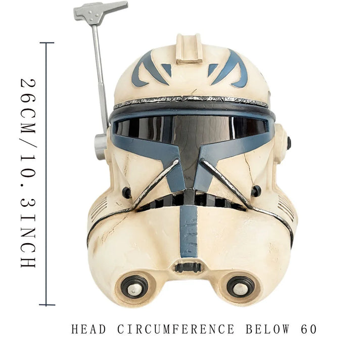 SW Captain Rex Helmet Resin Material STAR The Black Series WARS Clone Ahsoka Roleplay Mask for Halloween Cosplay TK021 TK076