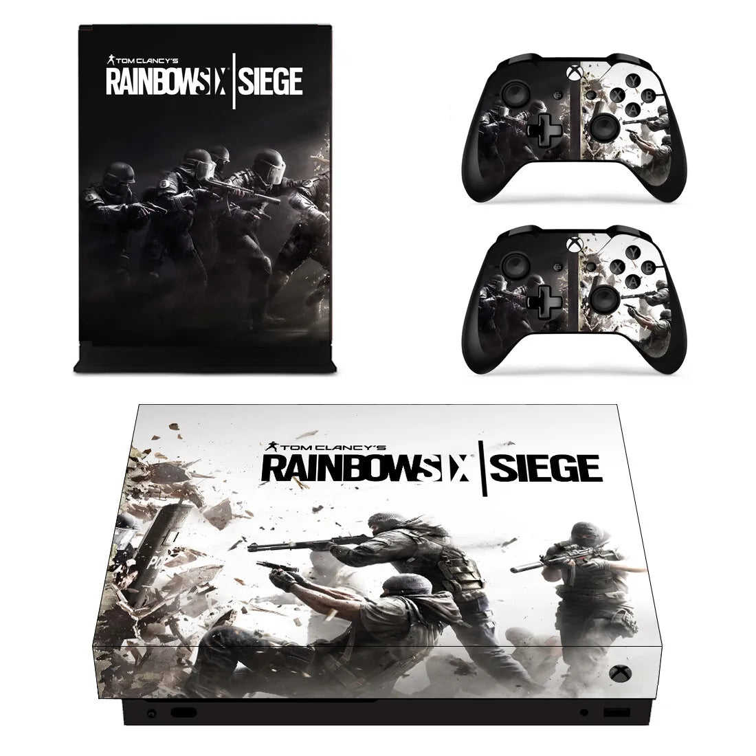 Personalización, diseño personalizado, vinilos adhesivos para cubrir completamente la consola y el mando de Xbox One X