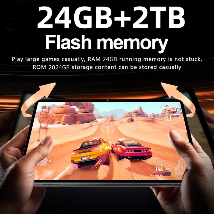 Tablet PC 2026 Último Modelo Global con Android 15, Snapdragon 8 Gen3, Pantalla de 11 Pulgadas con Luz Suave, S27 Ultra, WiFi, GPS, WPS, 5G