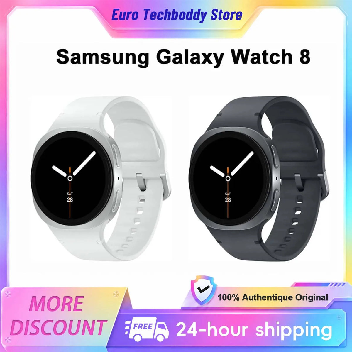Samsung Galaxy Watch 8 Versión Bluetooth Exynos W1000 3Nm Pantalla 1.34" 1.47" Super AMOLED 3000 Nits 2GB+32GB GPS de doble frecuencia L1 L5 Reloj inteligente resistente al agua 5ATM 40mm 44mm para Android