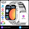 Reloj inteligente LIGE con pantalla HD de 1.83", para hombre y mujer, llamadas por Bluetooth, deportes, fitness, monitor de frecuencia cardíaca y oxígeno en sangre, smartwatch para hombre 2026