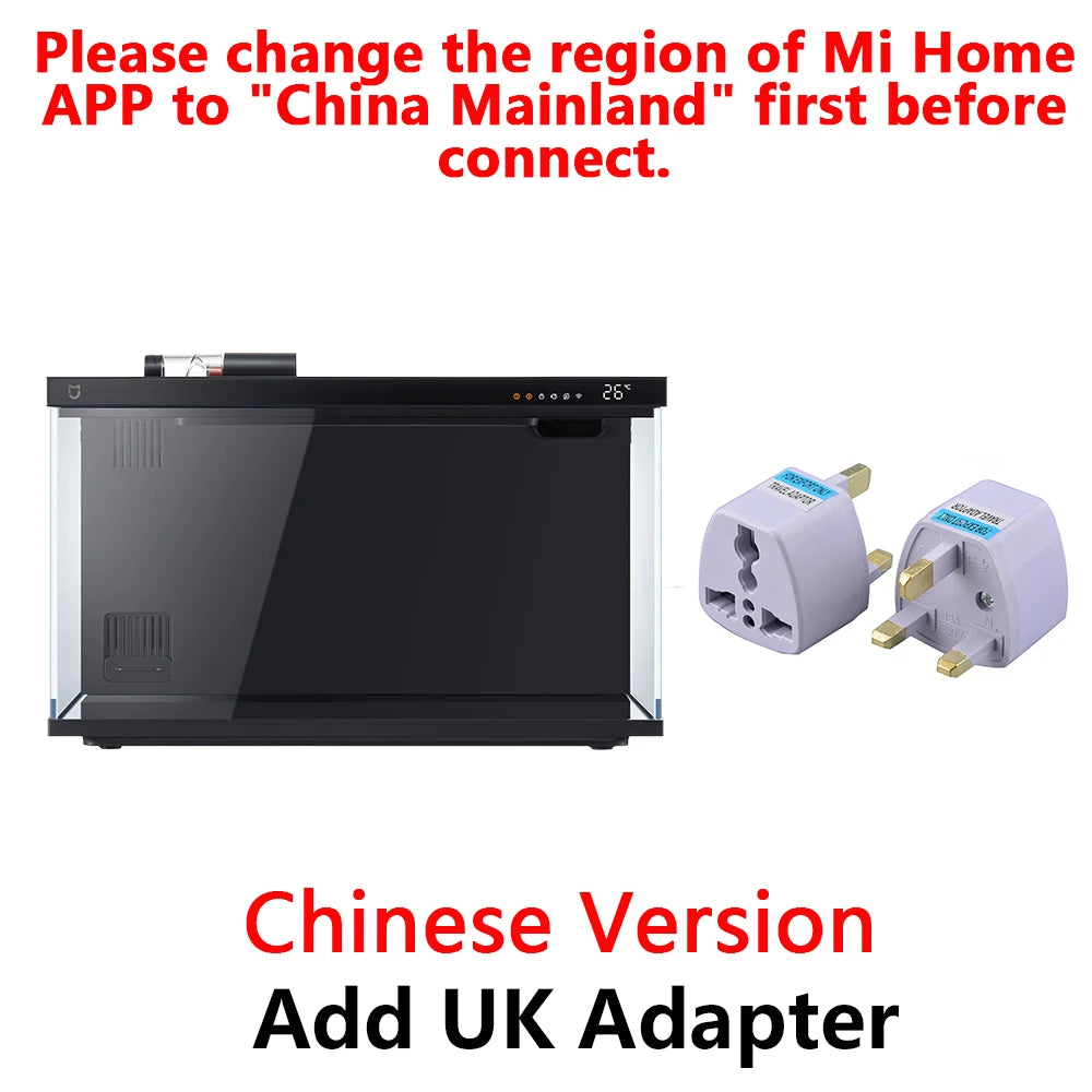New Mijia Smart Fish Tank MYG100 Work With Mijia APP Mobile Controlled Remote Feeding Smart Lighting System Light Aquarium20L
