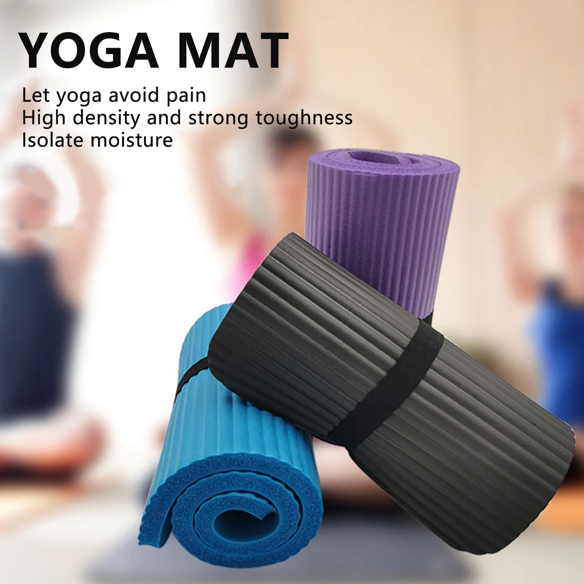 Mini esterilla de Yoga Premium, estera de ejercicio de Pilates suave con absorción de impacto para Yoga en casa, estiramiento de Pilates, 60x25x1,5 cm
