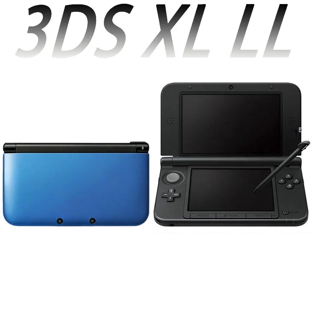 Consola de juegos original 3DS XL LL - Sin arañazos en la pantalla - Consola sin restricciones de región - Con lápiz táctil y cable de datos - 3DS XL / 3DS LL