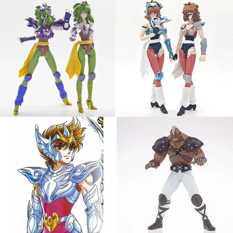 In Stock JM.MST Model Saint Seiya Myth Cloth EX Ophiuchus Shaina Eagle Marin Cashios Silver Knights of the Zodiac Action Figure